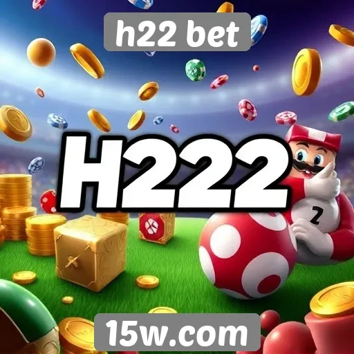 Variedade de jogos disponíveis no h22 bet