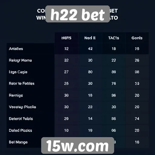 Comparativo entre h22 bet e seus concorrentes